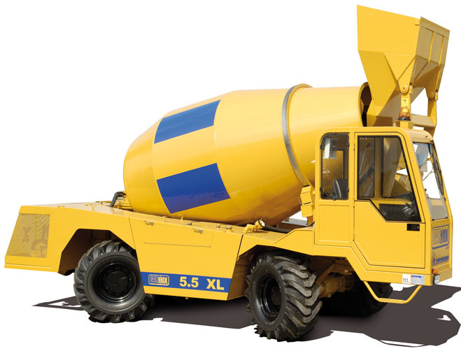 Self Loading Concrete Mixer