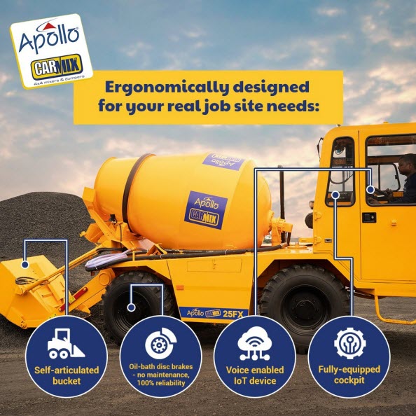 Features of Self-Loading Mobile Concrete Mixer